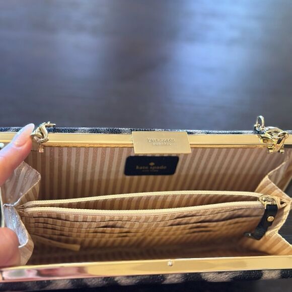 NEW Kate Spade Emanuelle Crystal Court Leopard Bag - Picture 10 of 12